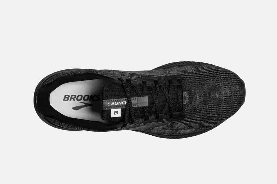 Brooks Running Shoes - Launch 8 Road Mens - Black - IHG-603714